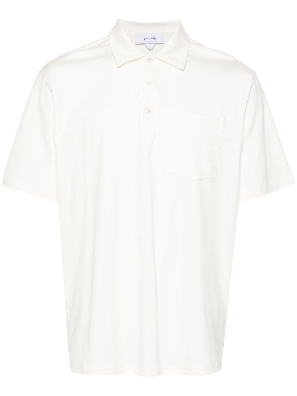 Lardini patch-pocket polo shirt - Neutrals von Lardini