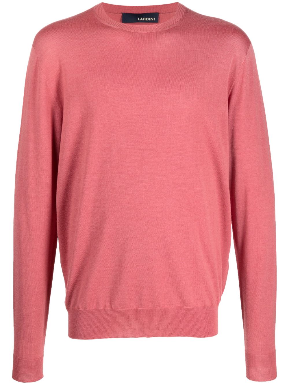 Lardini plain wool-silk jumper - Pink von Lardini