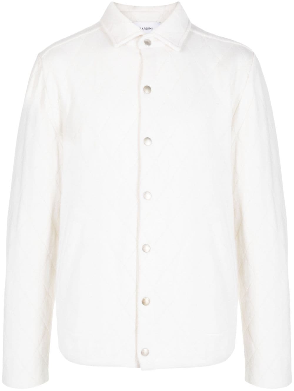 Lardini pointelle-knit buttoned jacket - White von Lardini