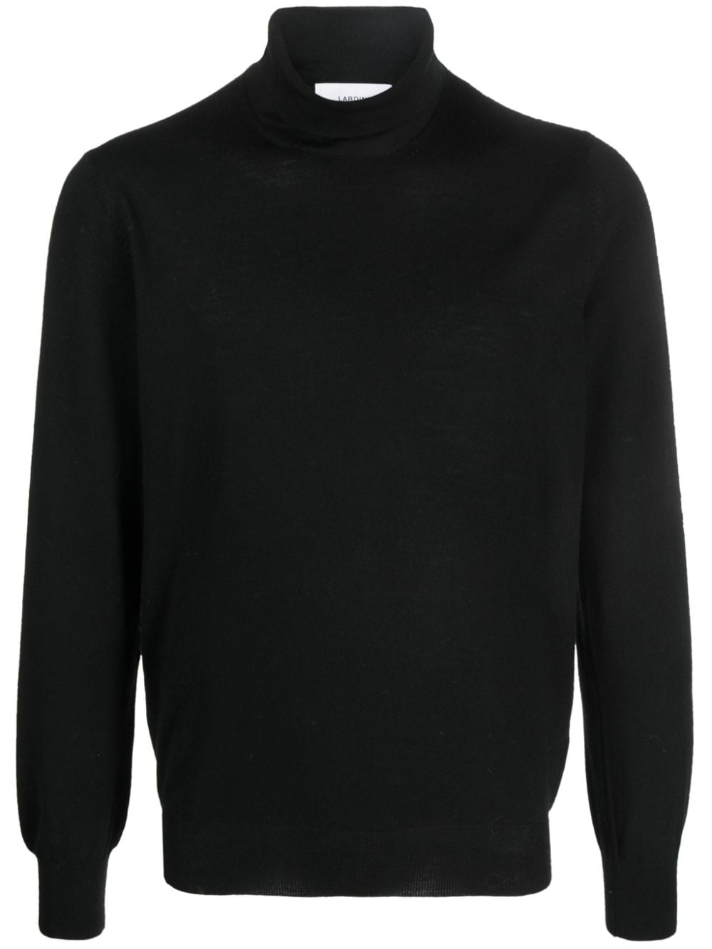 Lardini roll-neck knitted jumper - Black von Lardini