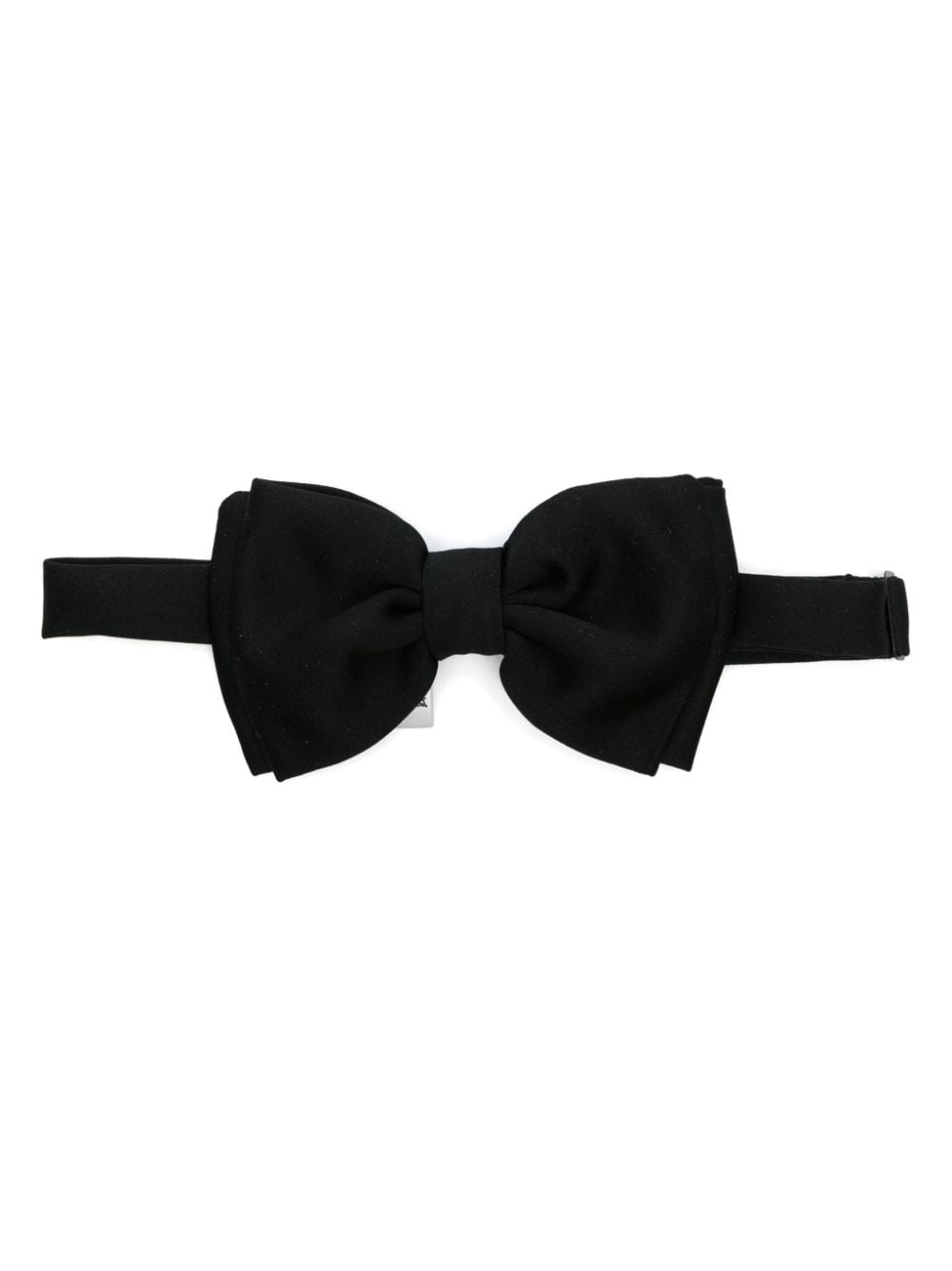 Lardini satin-finish bow tie - Black von Lardini