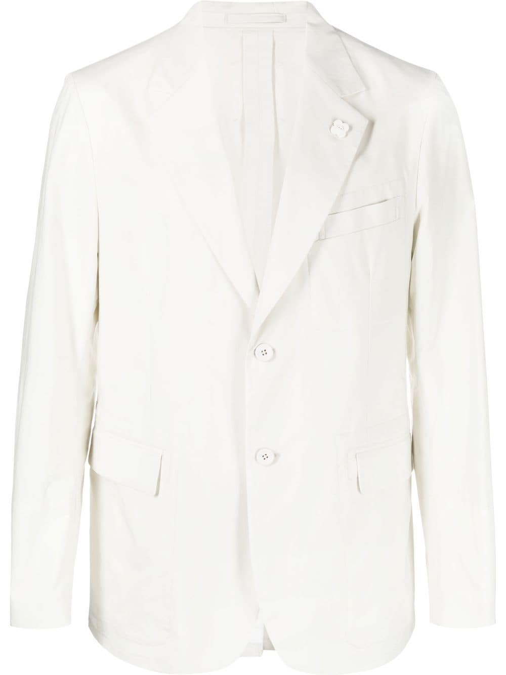 Lardini single-breasted blazer - White von Lardini