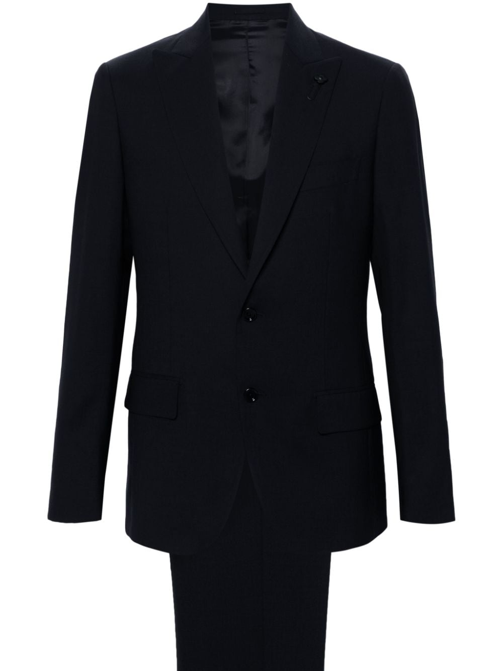 Lardini single-breasted wool suit - Blue von Lardini