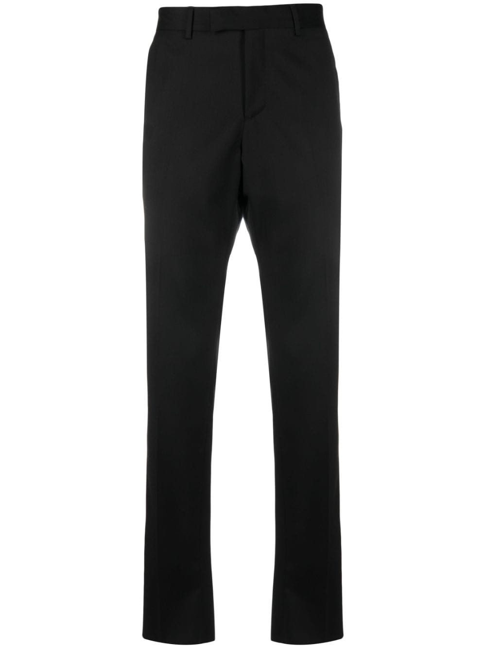 Lardini slim-cut wool trousers - Black von Lardini