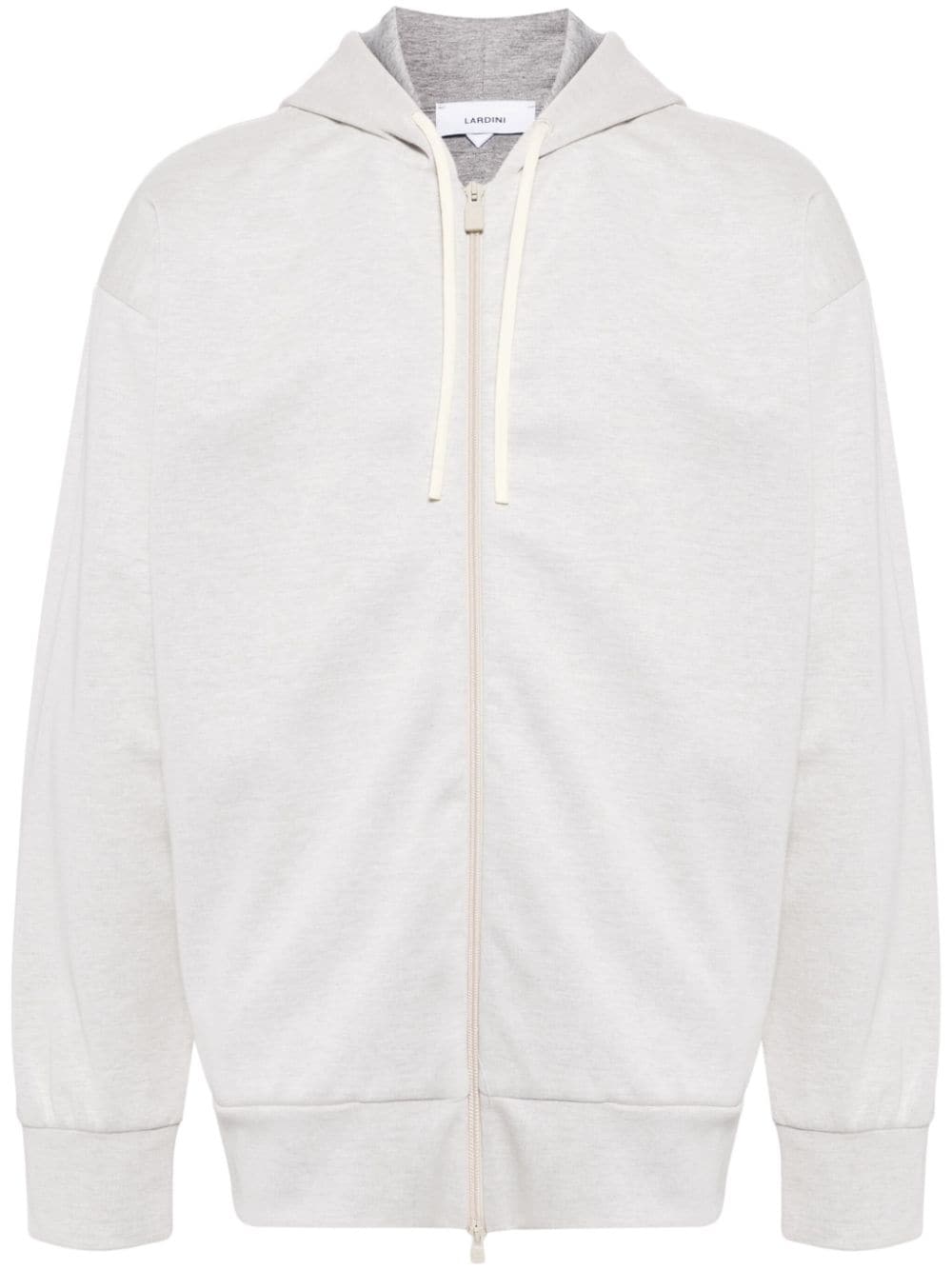Lardini zip-up hoodie - White von Lardini