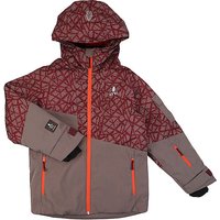 LARIX Kinder Skijacke dunkelrot | 128 von Larix