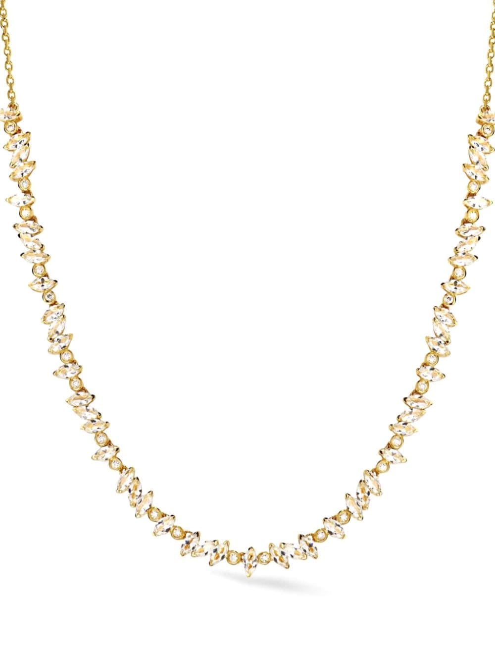 Lark & Berry 14kt gold Veto diamond and sapphire necklace von Lark & Berry