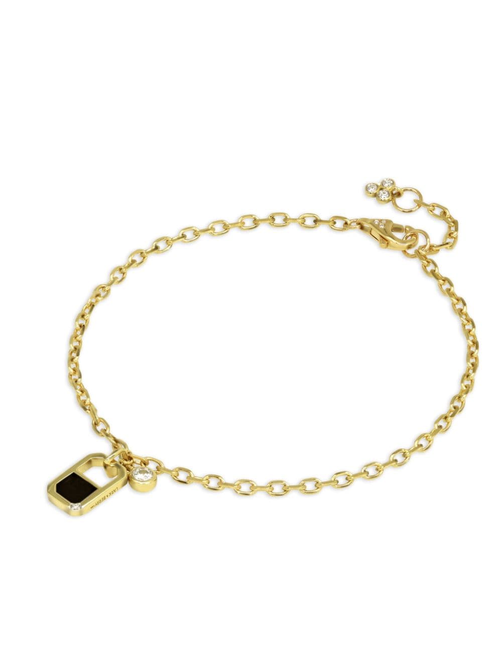 Lark & Berry 18kt gold Eclipsis diamond necklace von Lark & Berry