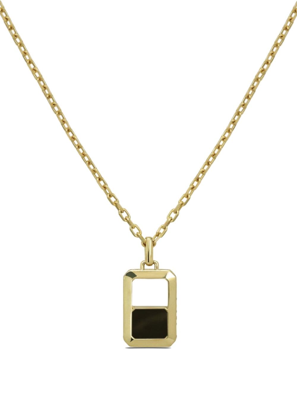 Lark & Berry 18kt yellow gold Eclipsis multi-stone necklace von Lark & Berry