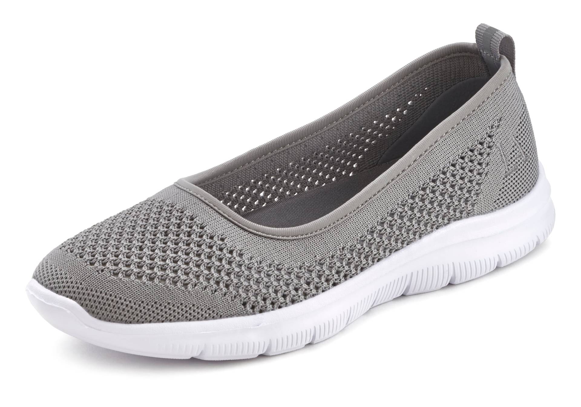 LASCANA Sneaker Ballerinas, ultraleichter Slipper,Freizeitschuh aus Mesh, weicher Innensohle VEGAN von Lascana