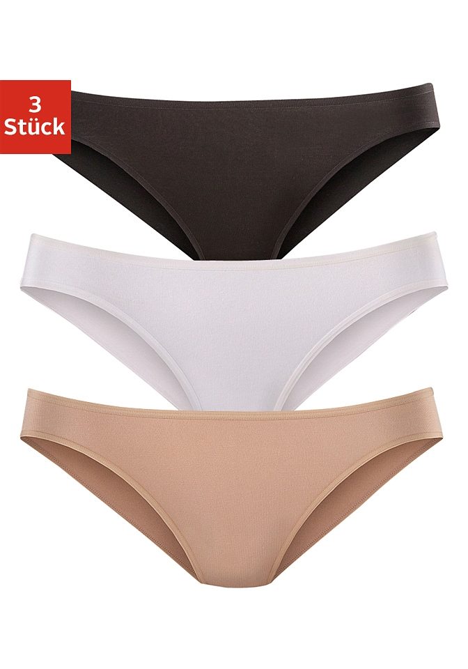 LASCANA Bikinislip, (Packung, 3 St.) von Lascana