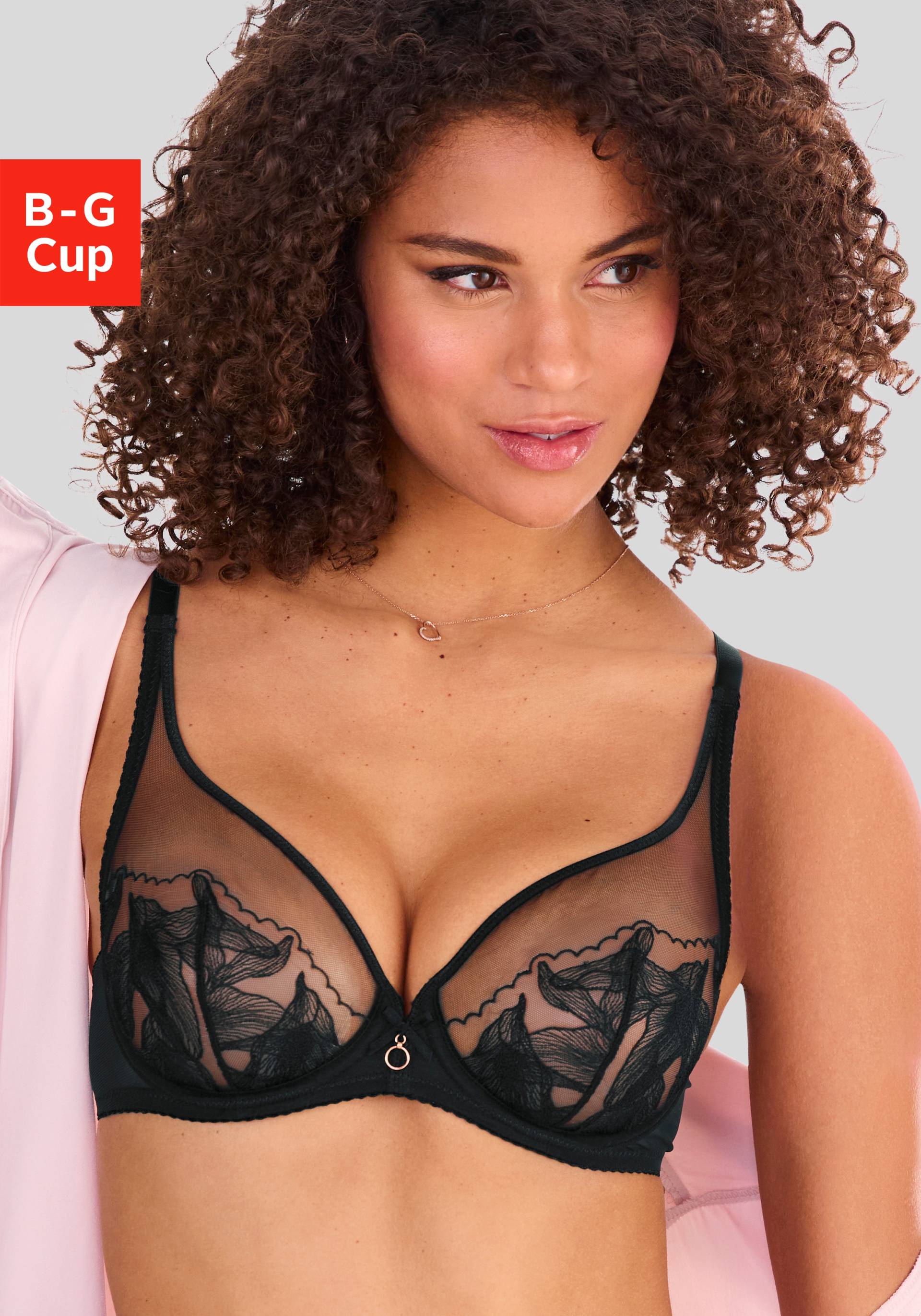 LASCANA Bügel-BH, mit hauchzarter Stickerei, sexy Dessous LASCANA Bügel-BH, mit hauchzarter Stickerei, sexy Dessous von Lascana