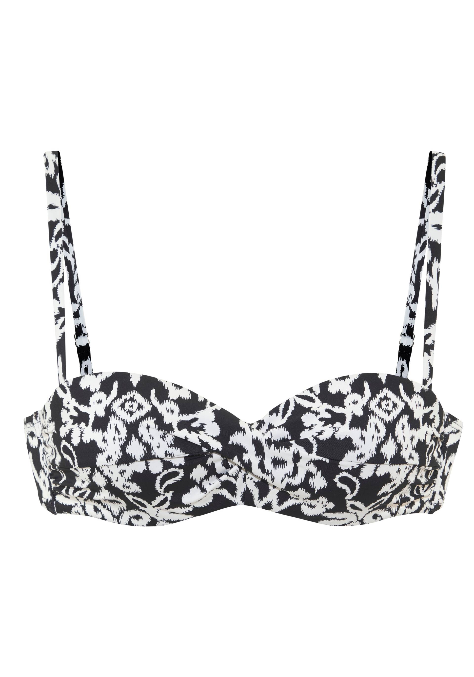 LASCANA Bügel-Bandeau-Bikini-Top »Piper«, mit auffälligem Alloverprint LASCANA Bügel-Bandeau-Bikini-Top »Piper«, mit auffälligem Alloverprint von Lascana