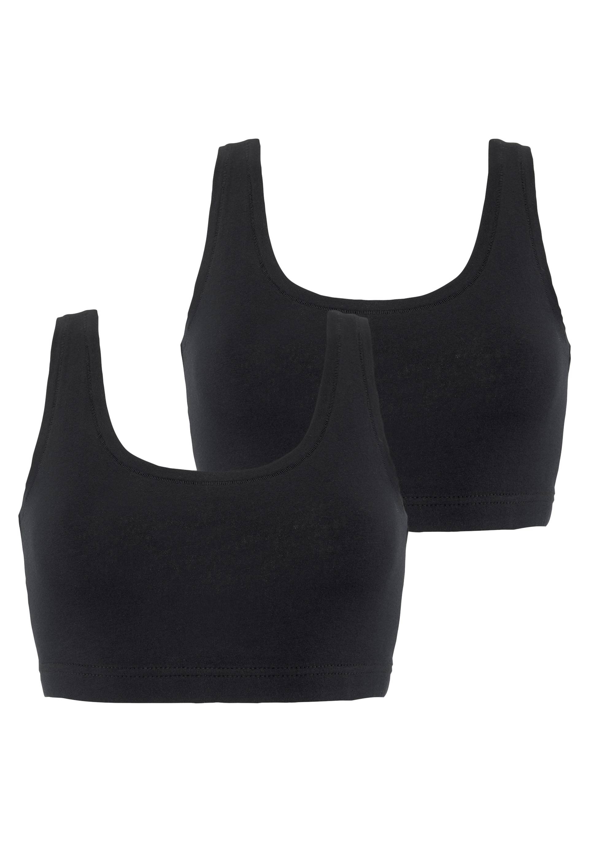 LASCANA Bustier, "Perfect Basics" aus elastischer Baumwolle von Lascana