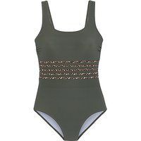 LASCANA Damen Badeanzug olive | 44F von Lascana