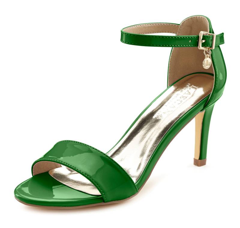 LASCANA High-Heel-Sandalette »Sommerschuh«, im zeitlosen Design, Riemchensandalette VEGAN von Lascana