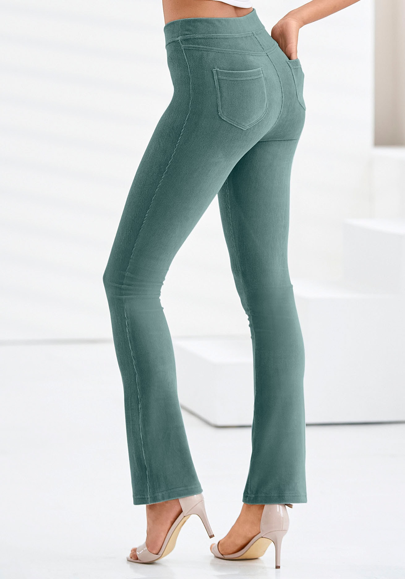 LASCANA Jazzpants, aus weichem Material in Cord-Optik, Loungewear von Lascana