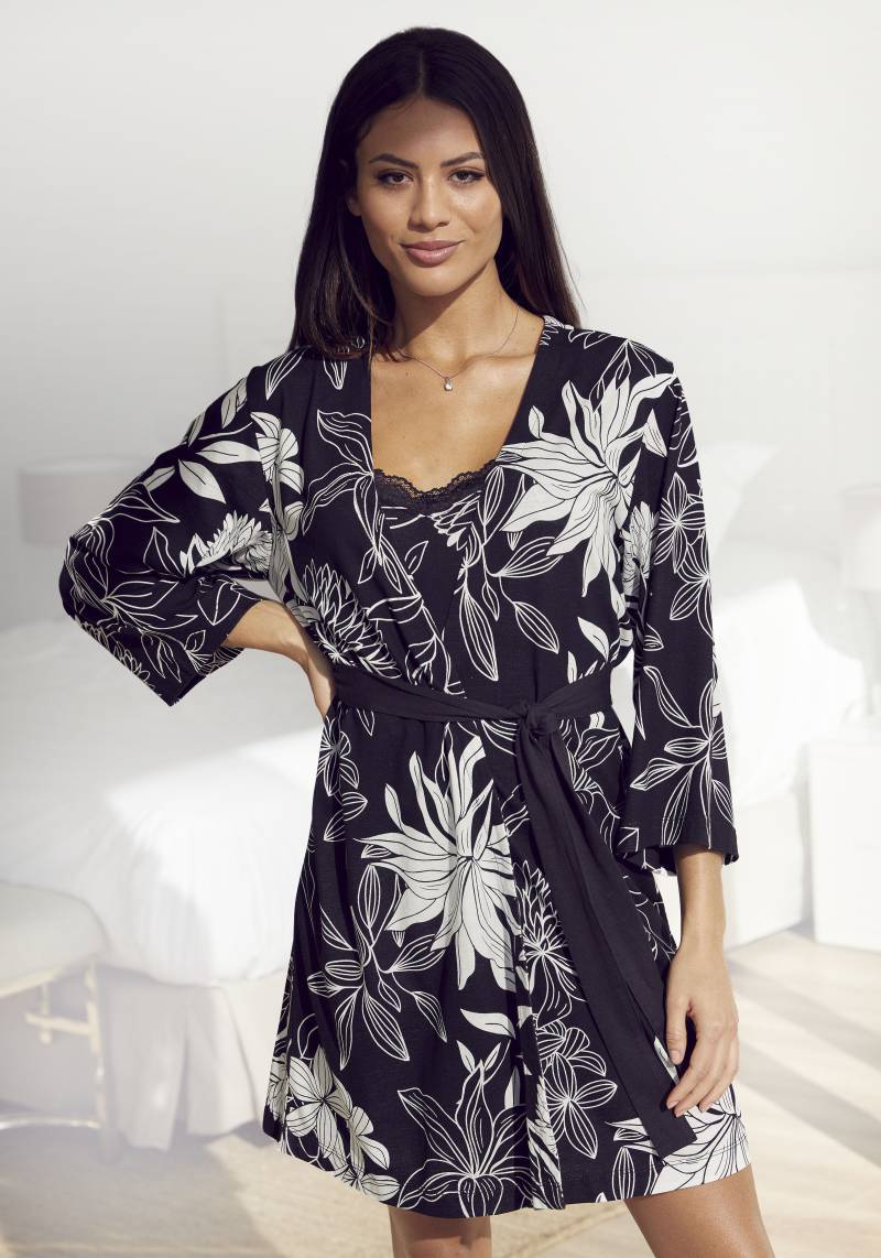 LASCANA Kimono, mit floralem Druck von Lascana