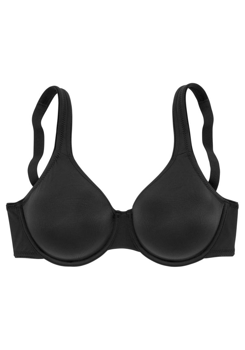 LASCANA Minimizer-BH, mit Bügel und nahtlosen Cups, aus seidiger Microfaser, Basic Dessous von Lascana