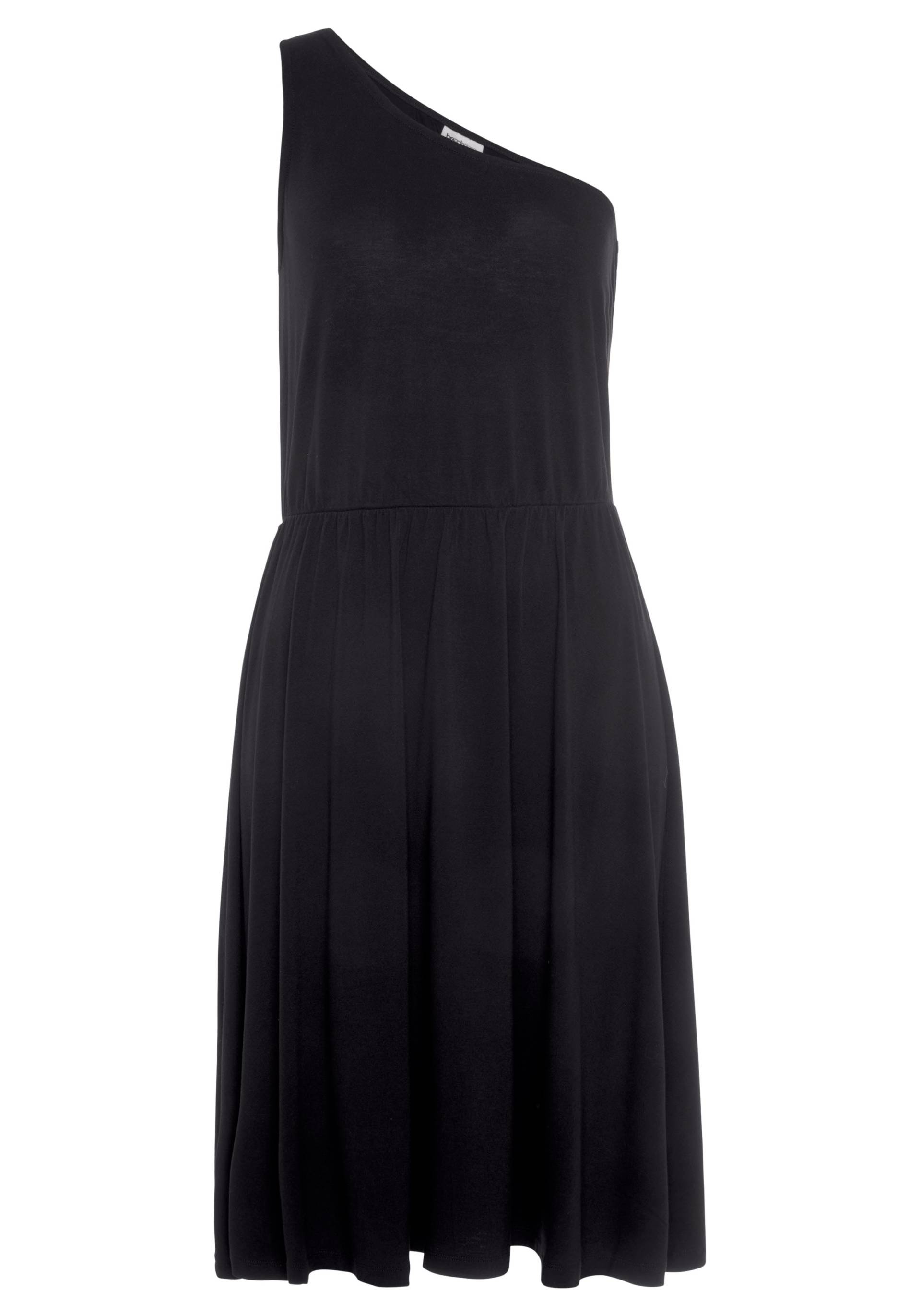 LASCANA One-Shoulder-Kleid, luftiges Sommerkleid, Strandkleid, asymmetrisch von Lascana