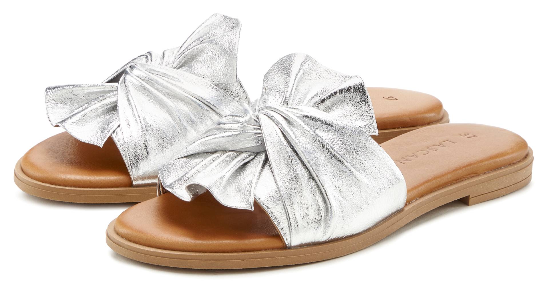 LASCANA Pantolette »Mule, Sandale, offener Schuh«, aus Leder LASCANA Pantolette »Mule, Sandale, offener Schuh«, aus Leder von Lascana