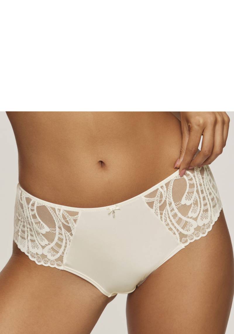 LASCANA Panty »Flora«, mit feiner, leicht transparenter Spitze und edlem Accessoire von Lascana
