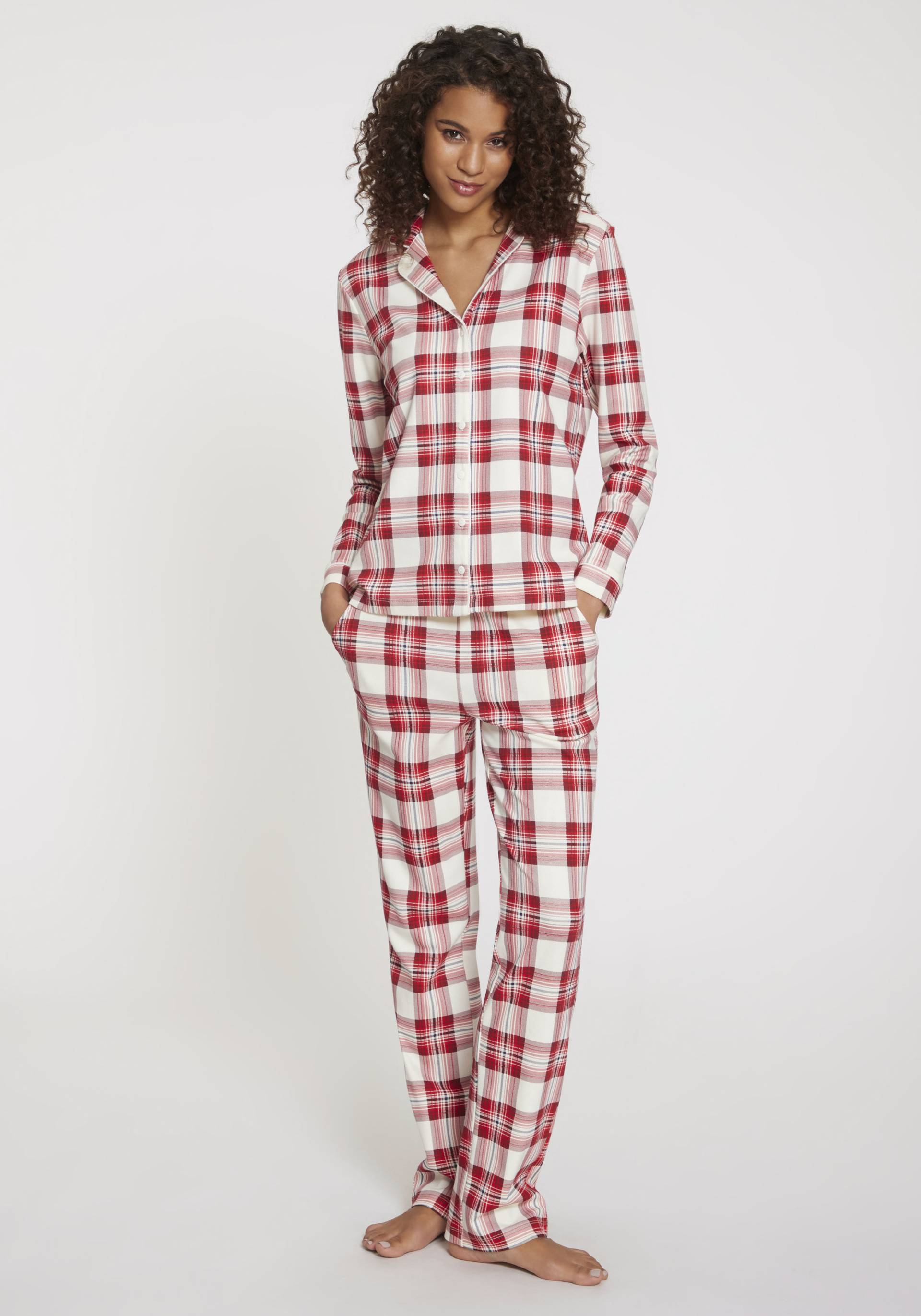 LASCANA Pyjama, (Set, 3-teilig), incl. Schlafmaske von Lascana