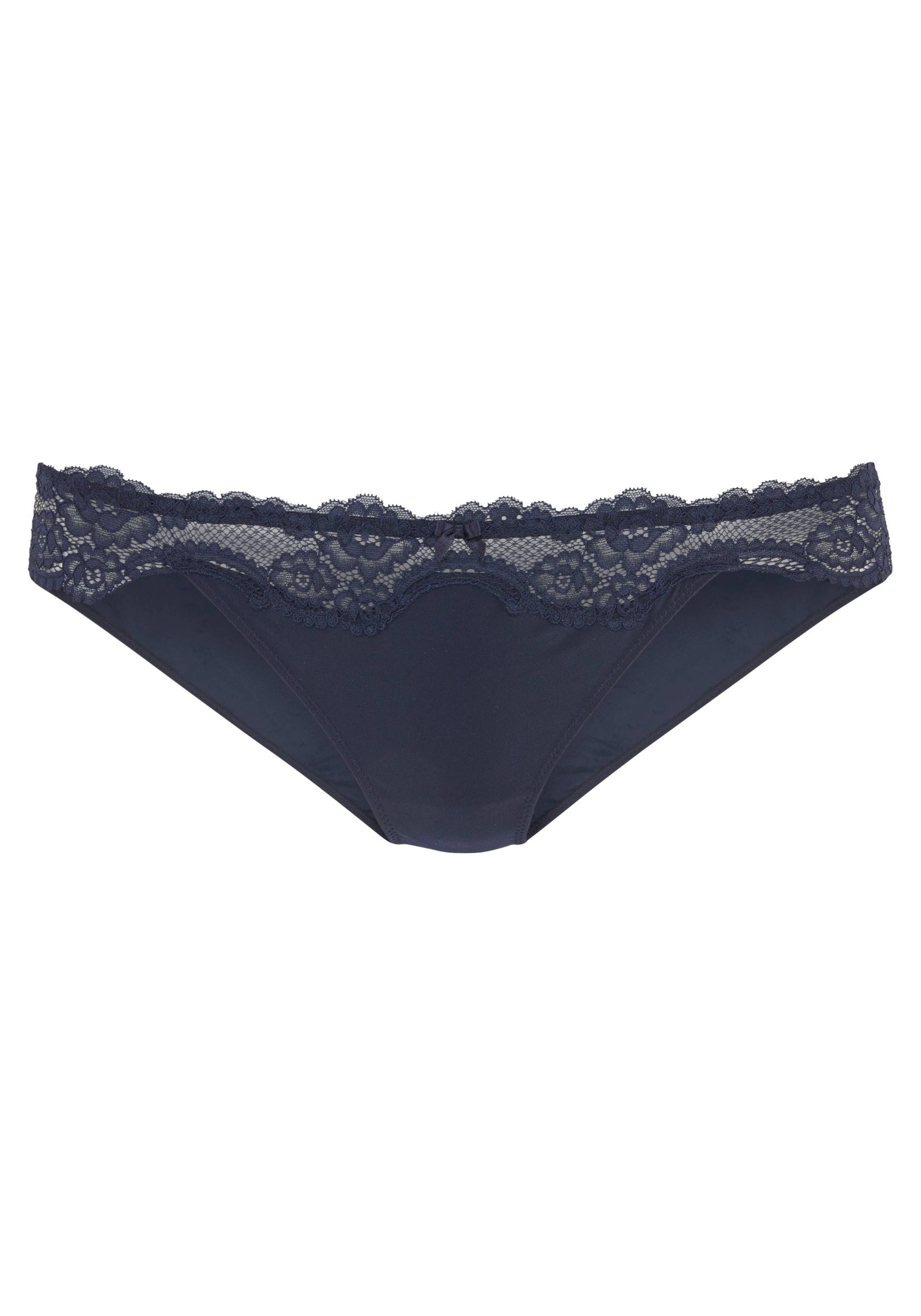 LASCANA Slip, mit Bund aus extravaganter Spitze in Blumiger Optik LASCANA Slip, mit Bund aus extravaganter Spitze in Blumiger Optik von Lascana