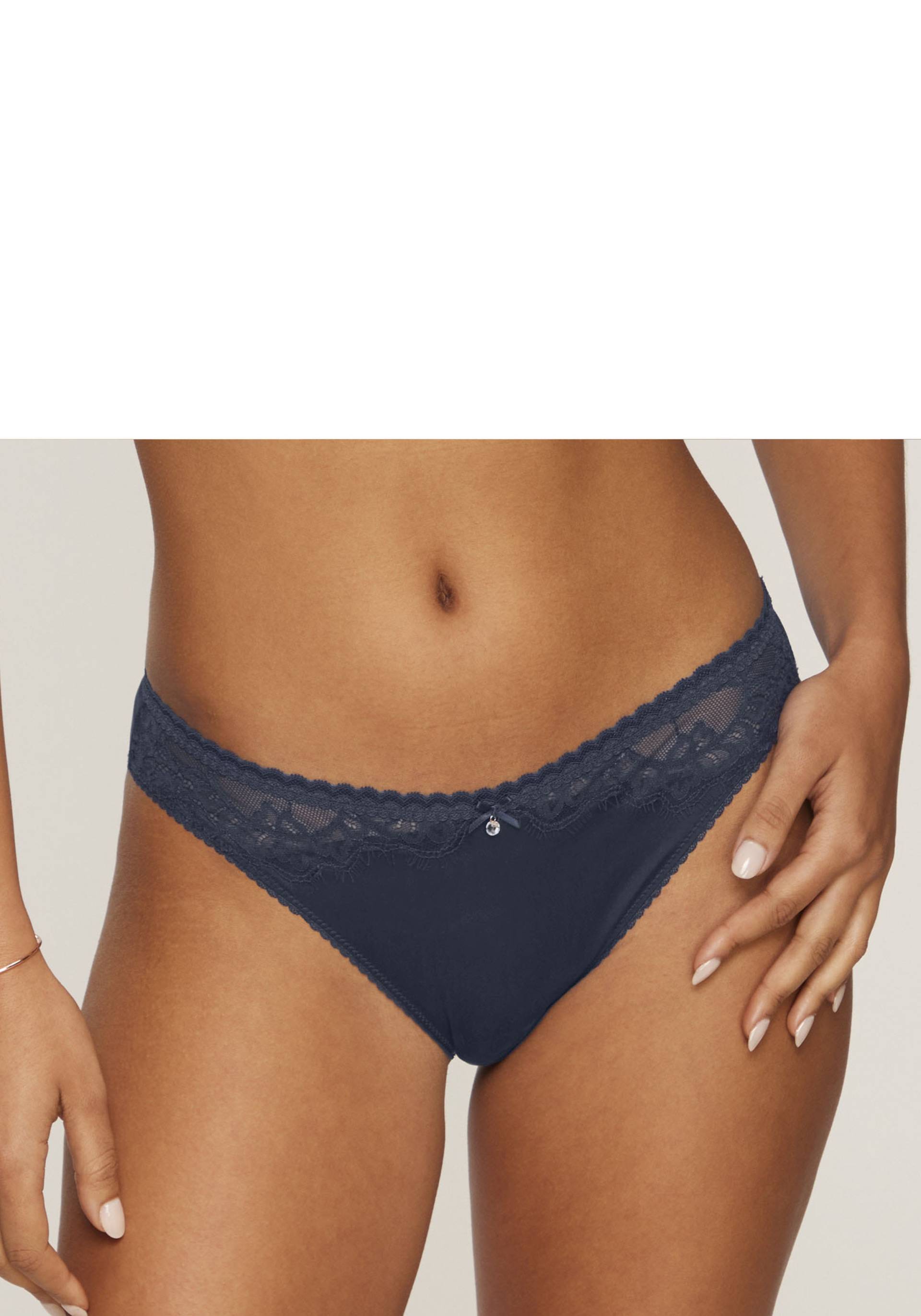 LASCANA Slip »Alana«, aus edler, schimmernder Qualität mit hohem Seidenanteil von Lascana
