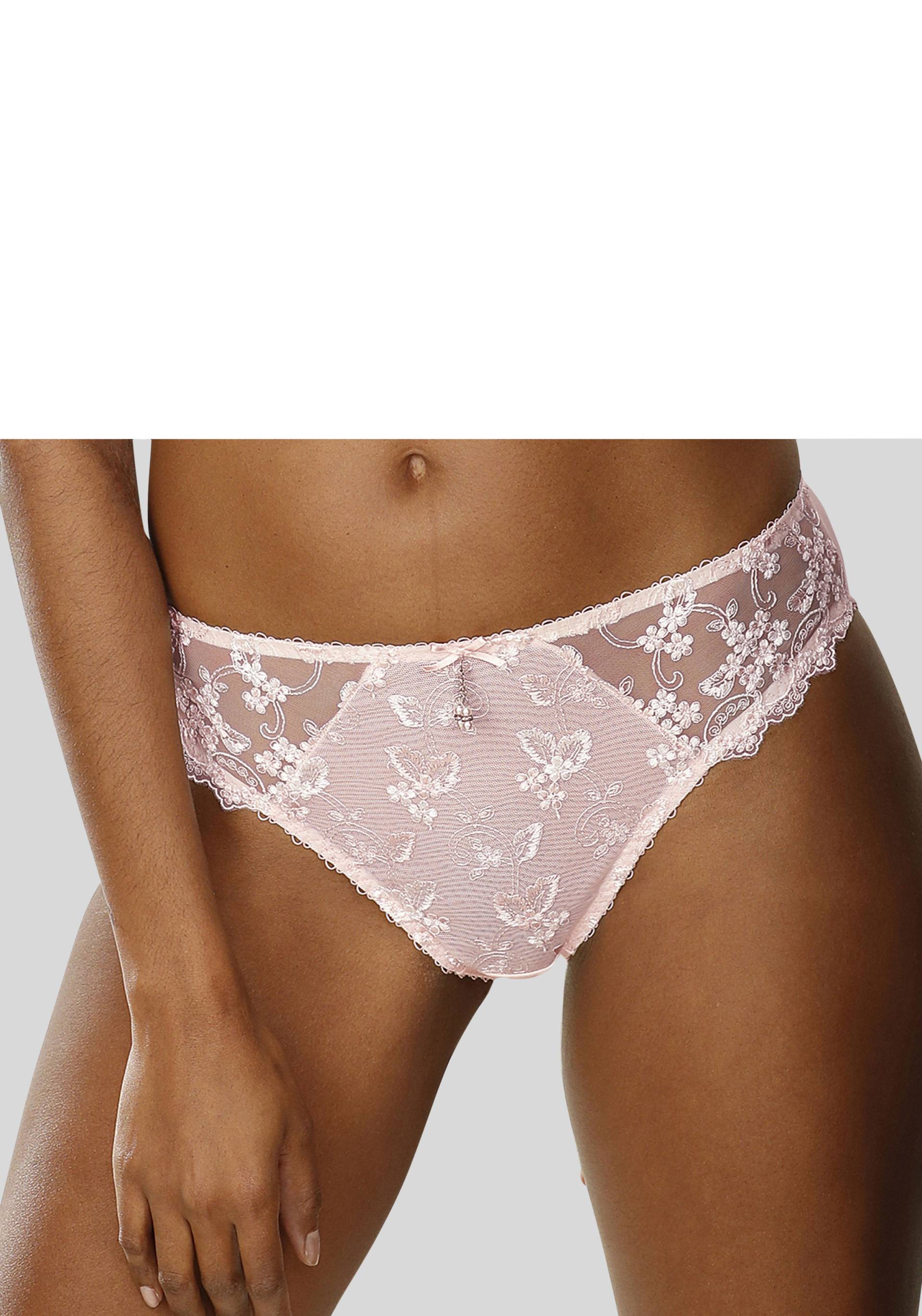 LASCANA Slip, Dessous mit schöner Blümchen-Stickereispitze LASCANA Slip, Dessous mit schöner Blümchen-Stickereispitze von Lascana