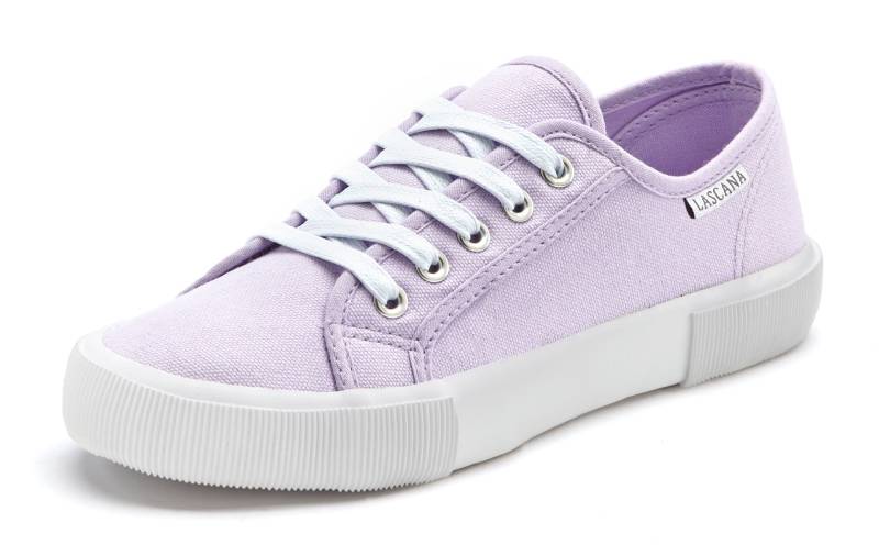 LASCANA Sneaker, aus Textil, Schnürhalbschuh, Freizeitschuh von Lascana