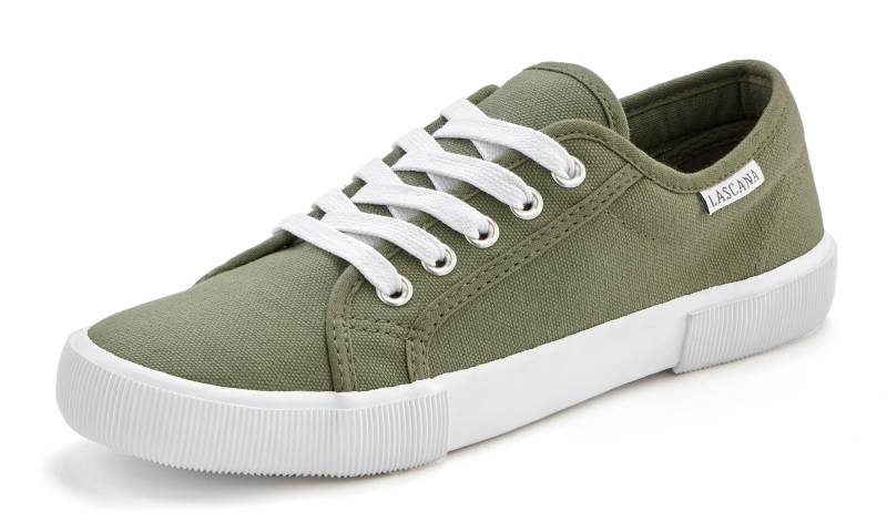 LASCANA Sneaker, aus Textil, Schnürhalbschuh, Freizeitschuh von Lascana