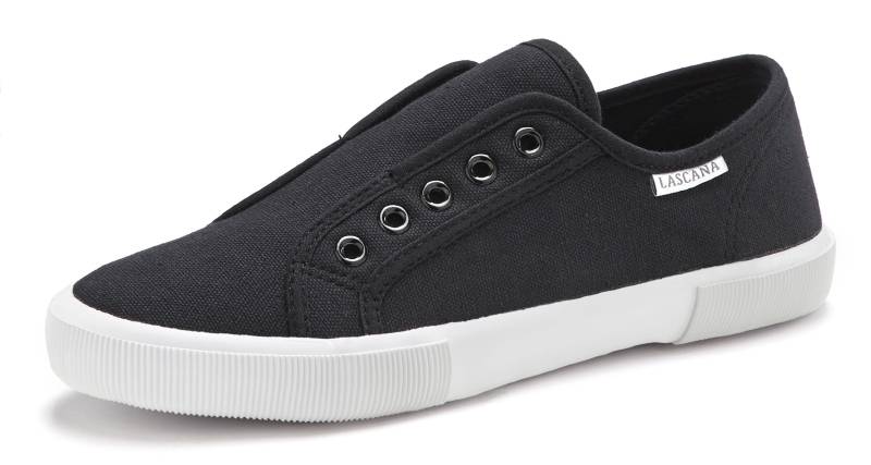 LASCANA Sneaker, Slipper, Halbschuh, Slip-On-Sneaker bequem zum Reinschlüpfen, Slip-Ons von Lascana