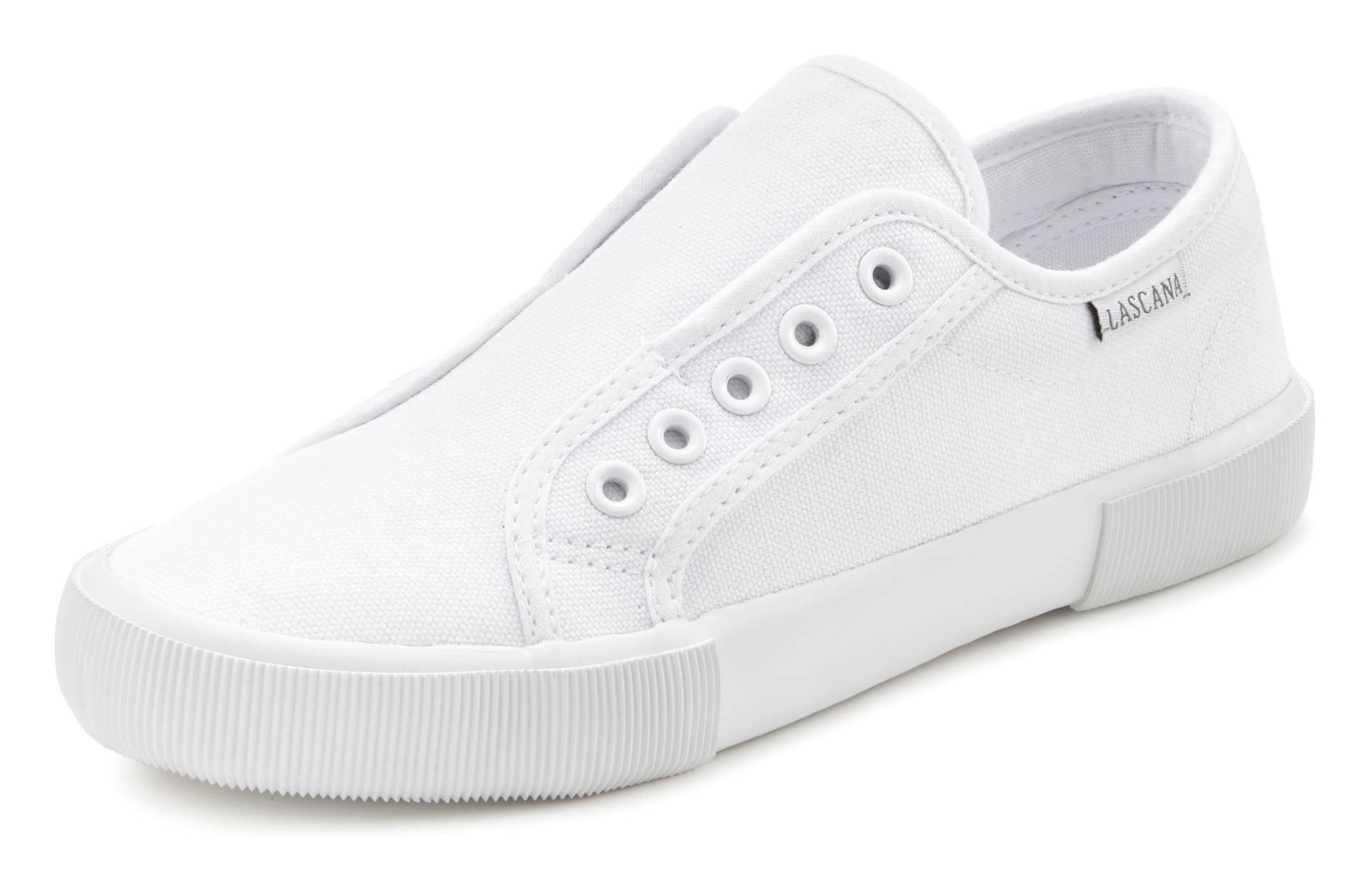 LASCANA Sneaker, Slipper, Halbschuh, Slip-On-Sneaker bequem zum Reinschlüpfen, Slip-Ons von Lascana