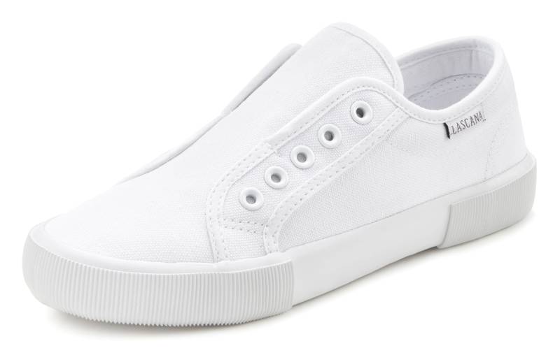 LASCANA Sneaker, Slipper, Halbschuh, Slip-On-Sneaker bequem zum Reinschlüpfen, Slip-Ons von Lascana