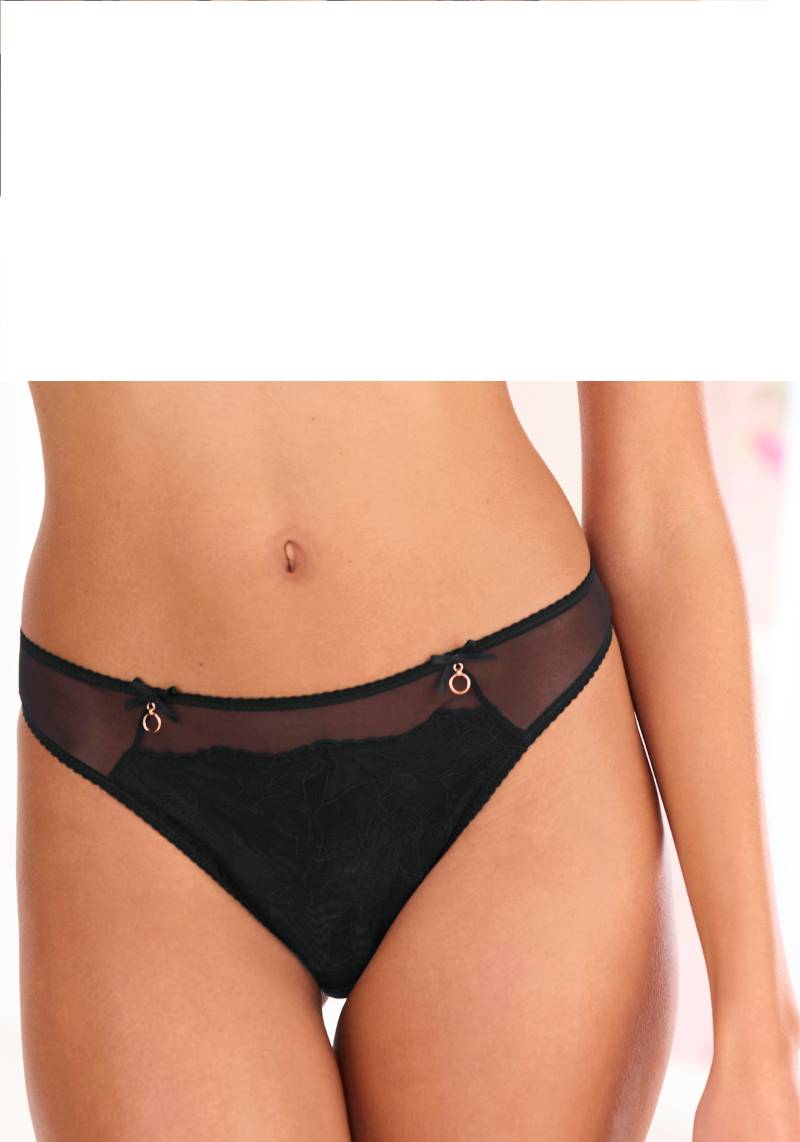 LASCANA String, aus Mesh mit hauchzarter Stickerei von Lascana