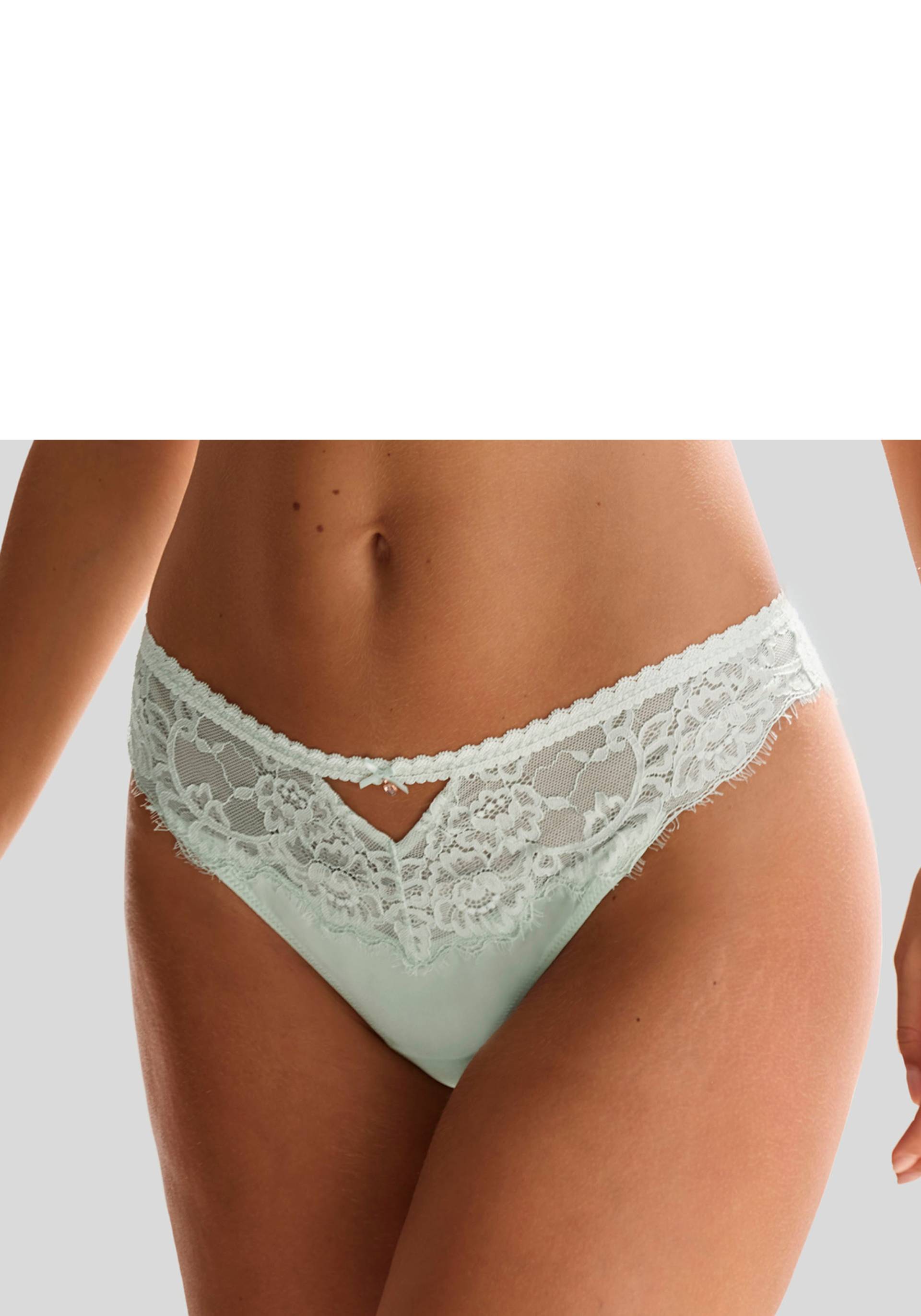 LASCANA String »Alana«, aus floraler Spitze und edler Qualität mit hohem Seidenanteil LASCANA String »Alana«, aus floraler Spitze und edler Qualität mit hohem Seidenanteil von Lascana