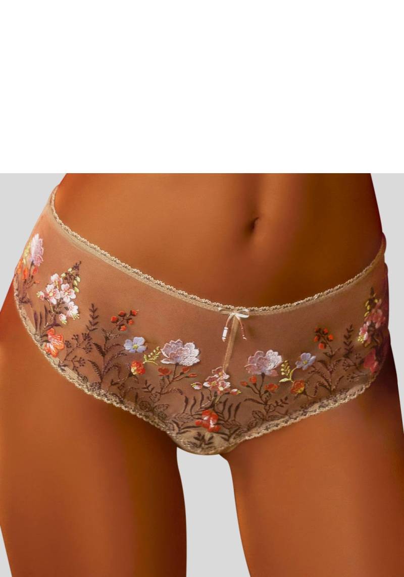 LASCANA Stringpanty »Maria«, mit bunten Blumen aus Stickereispitze von Lascana