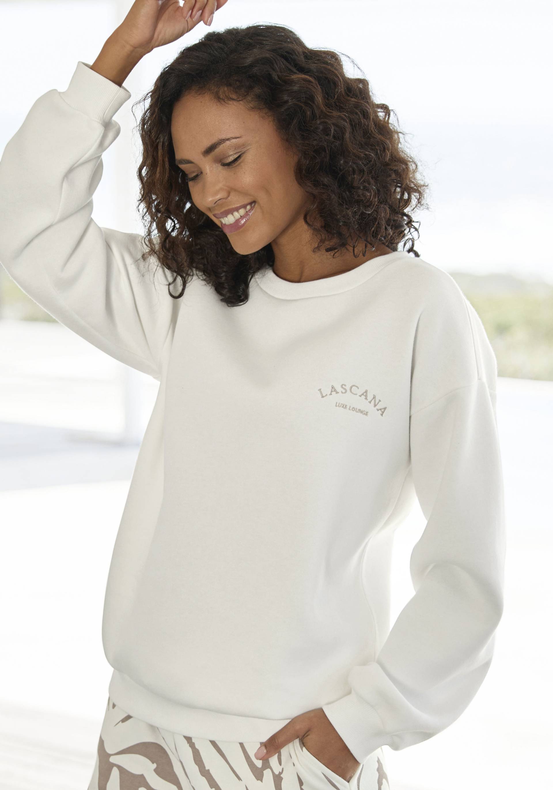 LASCANA Sweatshirt »-Pullover« von Lascana