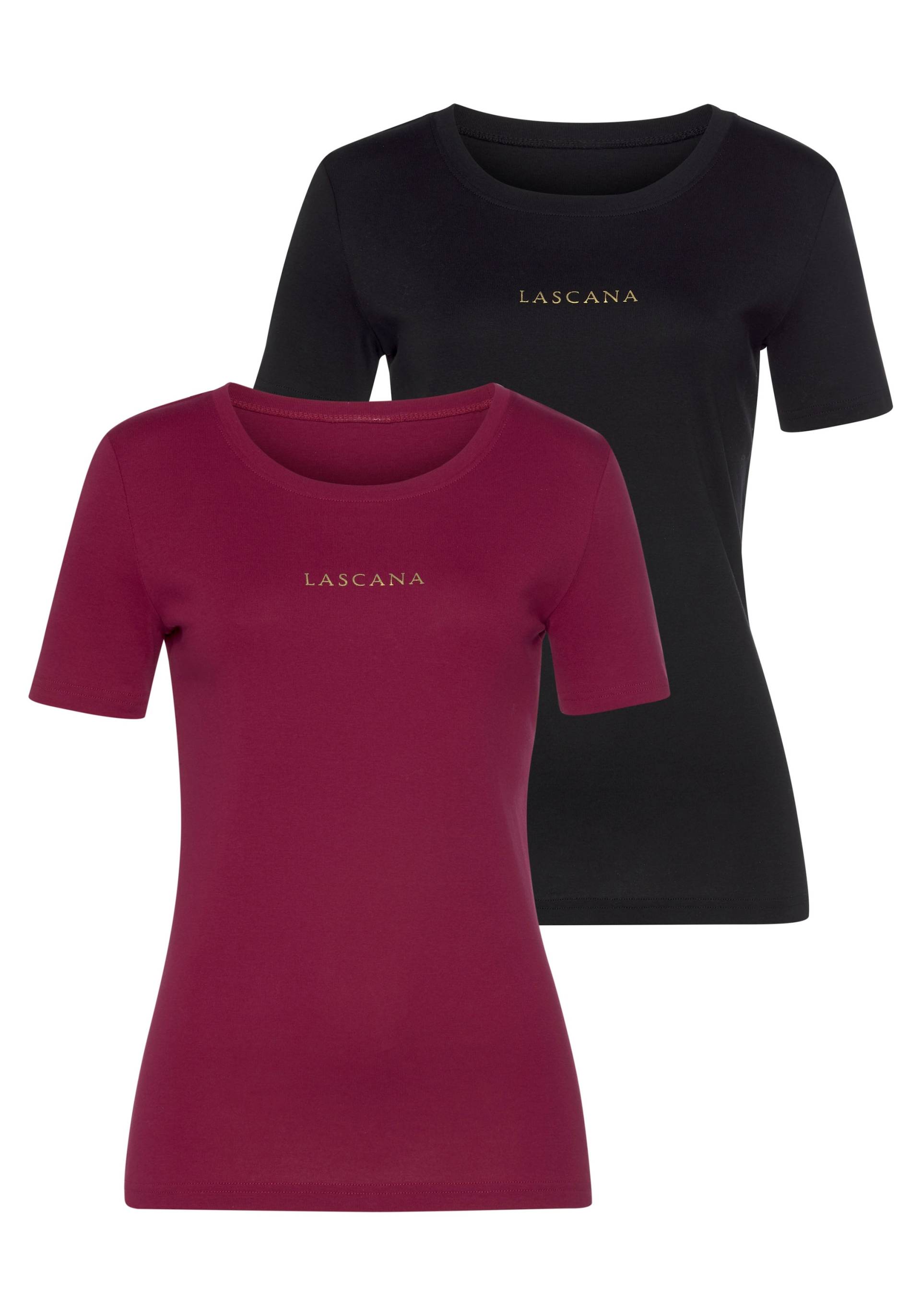 LASCANA T-Shirt, (2er-Pack) von Lascana