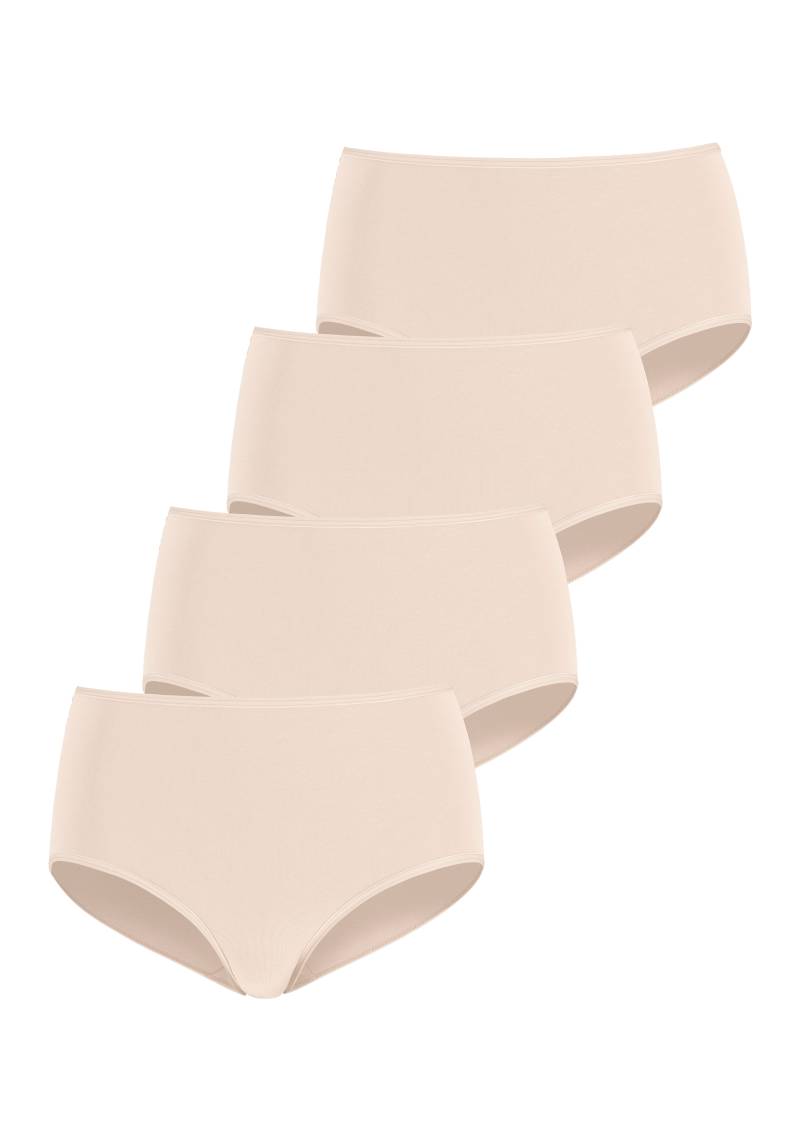 LASCANA Taillenslip, (4er-Pack), aus elastischer Baumwolle von Lascana