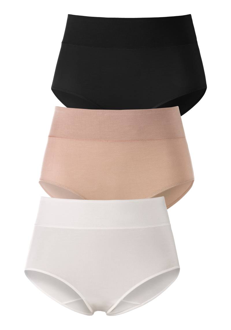 LASCANA Taillenslip, (Packung, 3 St.), mit besonders komfortablem Bündchen von Lascana