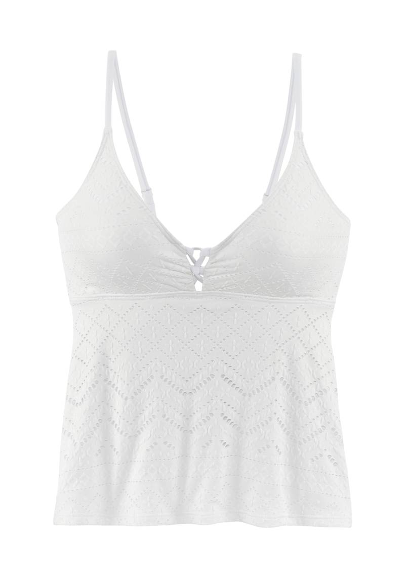 LASCANA Tankini-Top »Omara«, mit Lochstickerei von Lascana