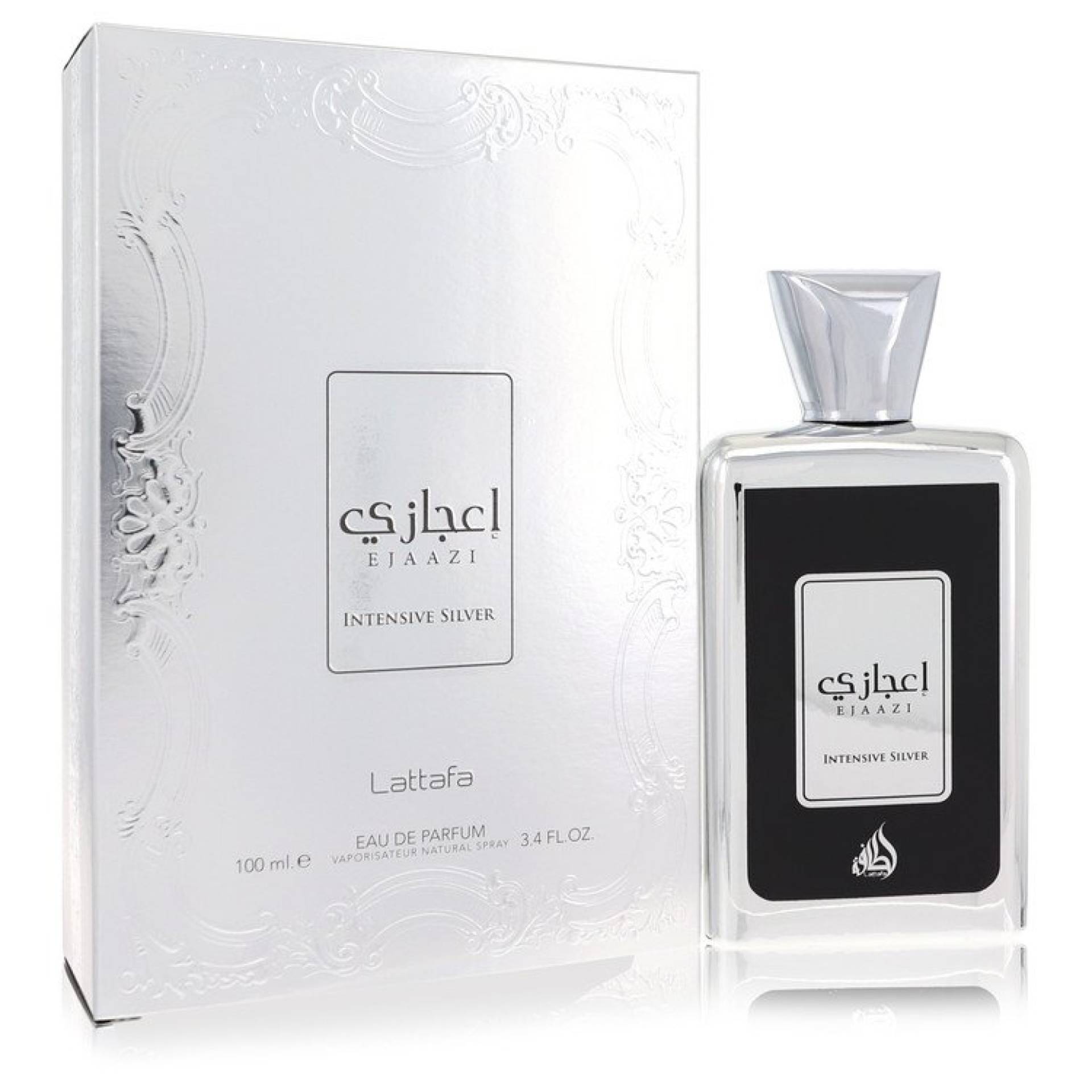 Lattafa Ejaazi Intensive Silver Eau De Parfum Spray (Unisex) 101 ml von Lattafa