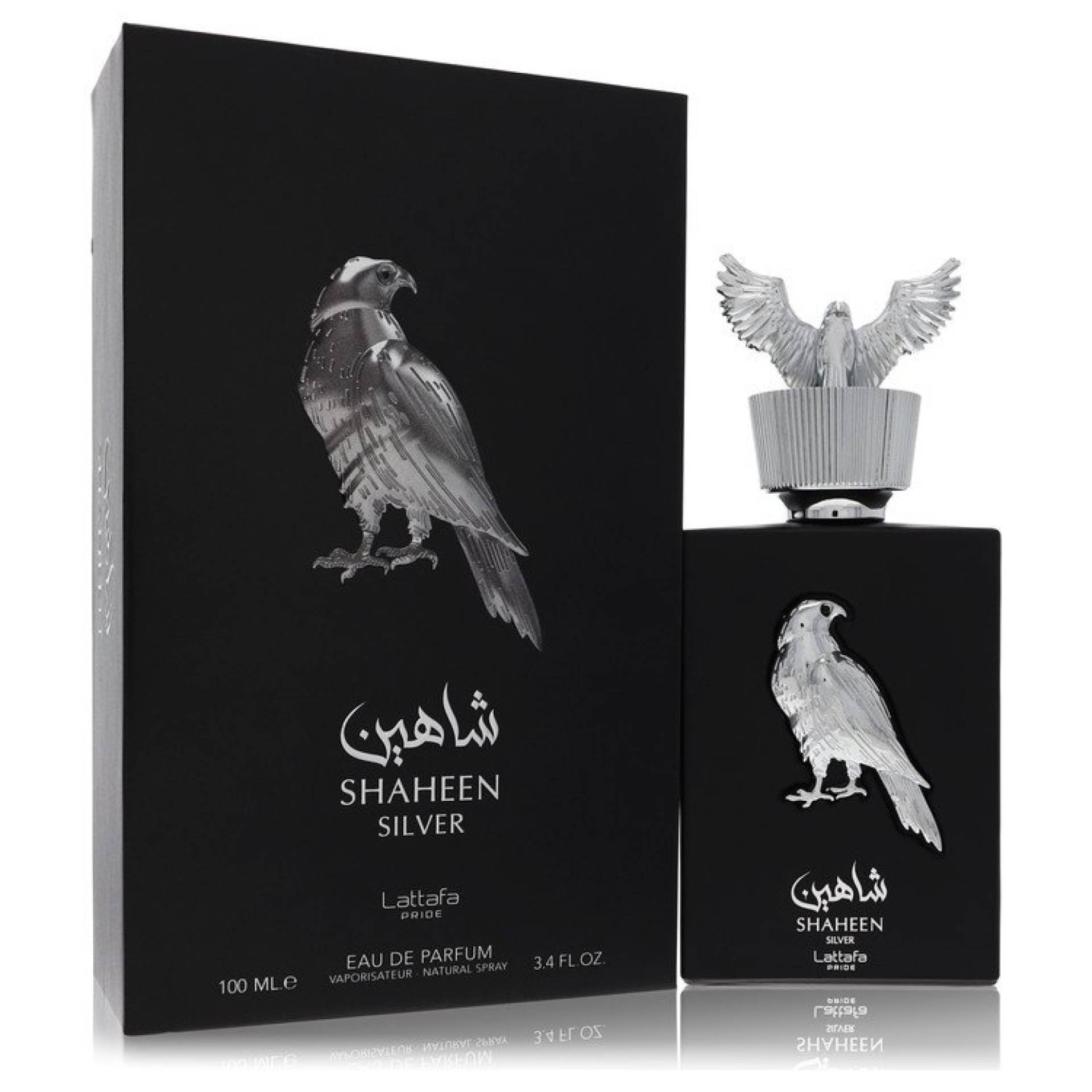 Lattafa Pride Shaheen Silver Eau De Parfum Spray (Unisex) 101 ml von Lattafa