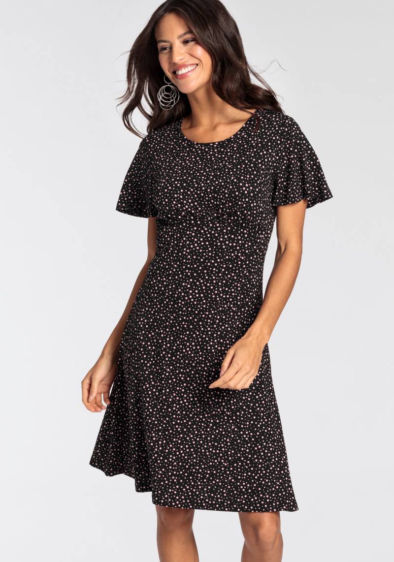 Laura Scott Jerseykleid, kurzes Kleid, femininer Look, aus Single-Jerseystoff, halbarm von Laura Scott