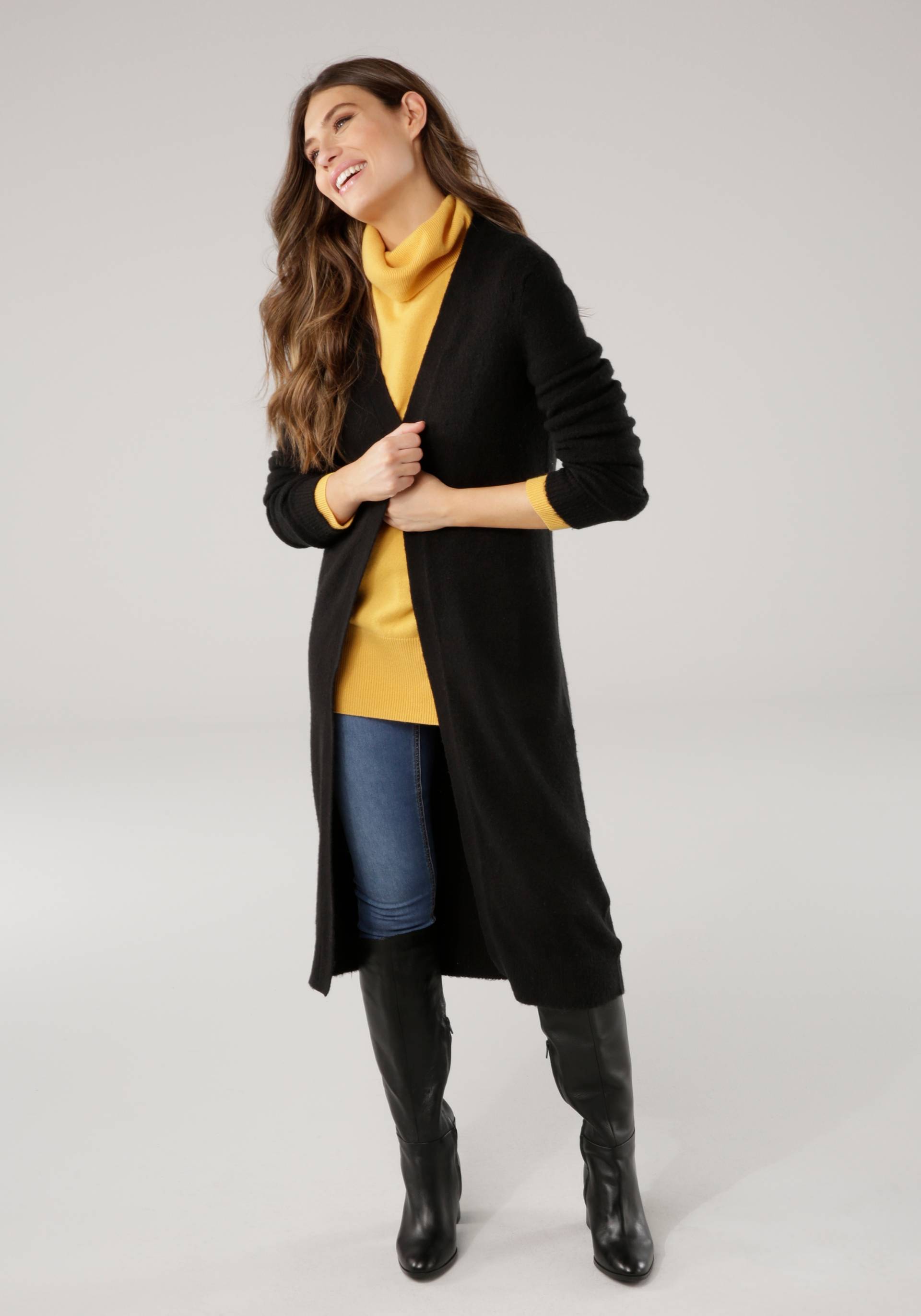 Laura Scott Longstrickjacke, aus kuscheliger Strickqualität Laura Scott Longstrickjacke, aus kuscheliger Strickqualität von Laura Scott