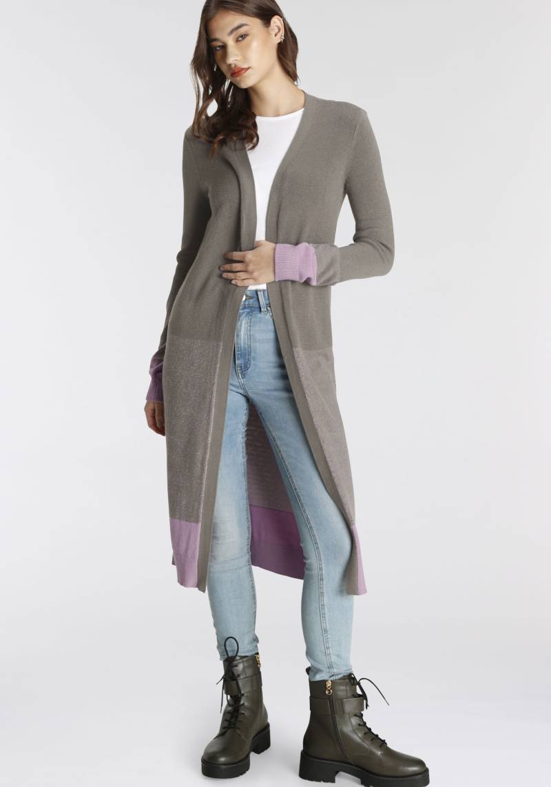Laura Scott Longstrickjacke, mit modernen Kontraststreifen von Laura Scott