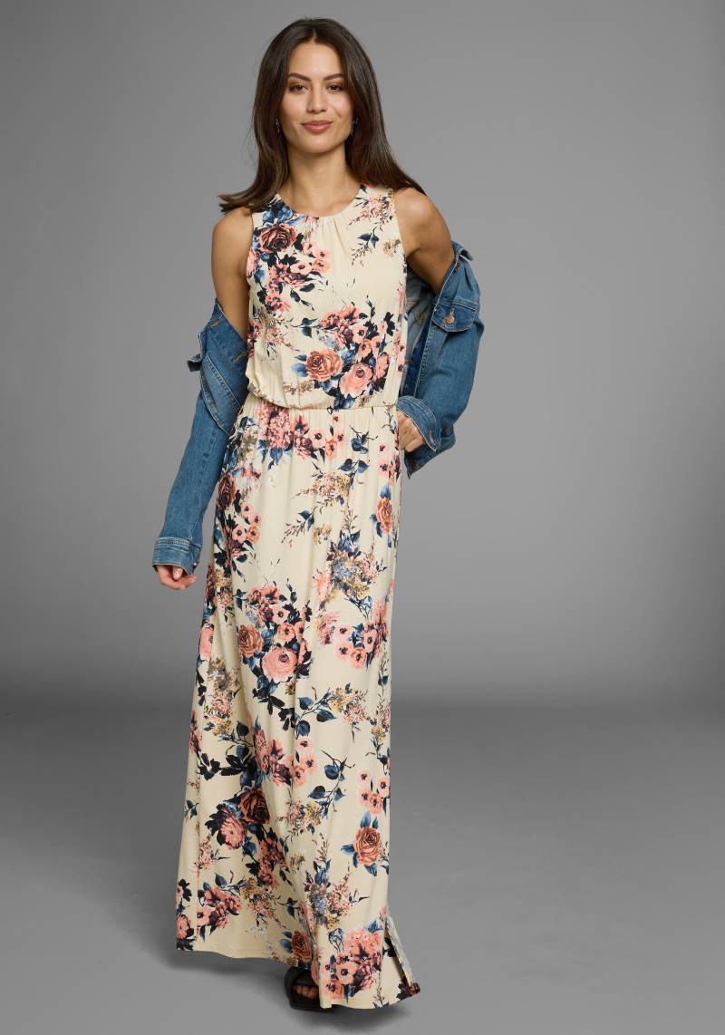 Laura Scott Sommerkleid, mit hohem Rundhals vorn und tiefem hinten, Maxikleid - NEUE KOLLEKTION von Laura Scott