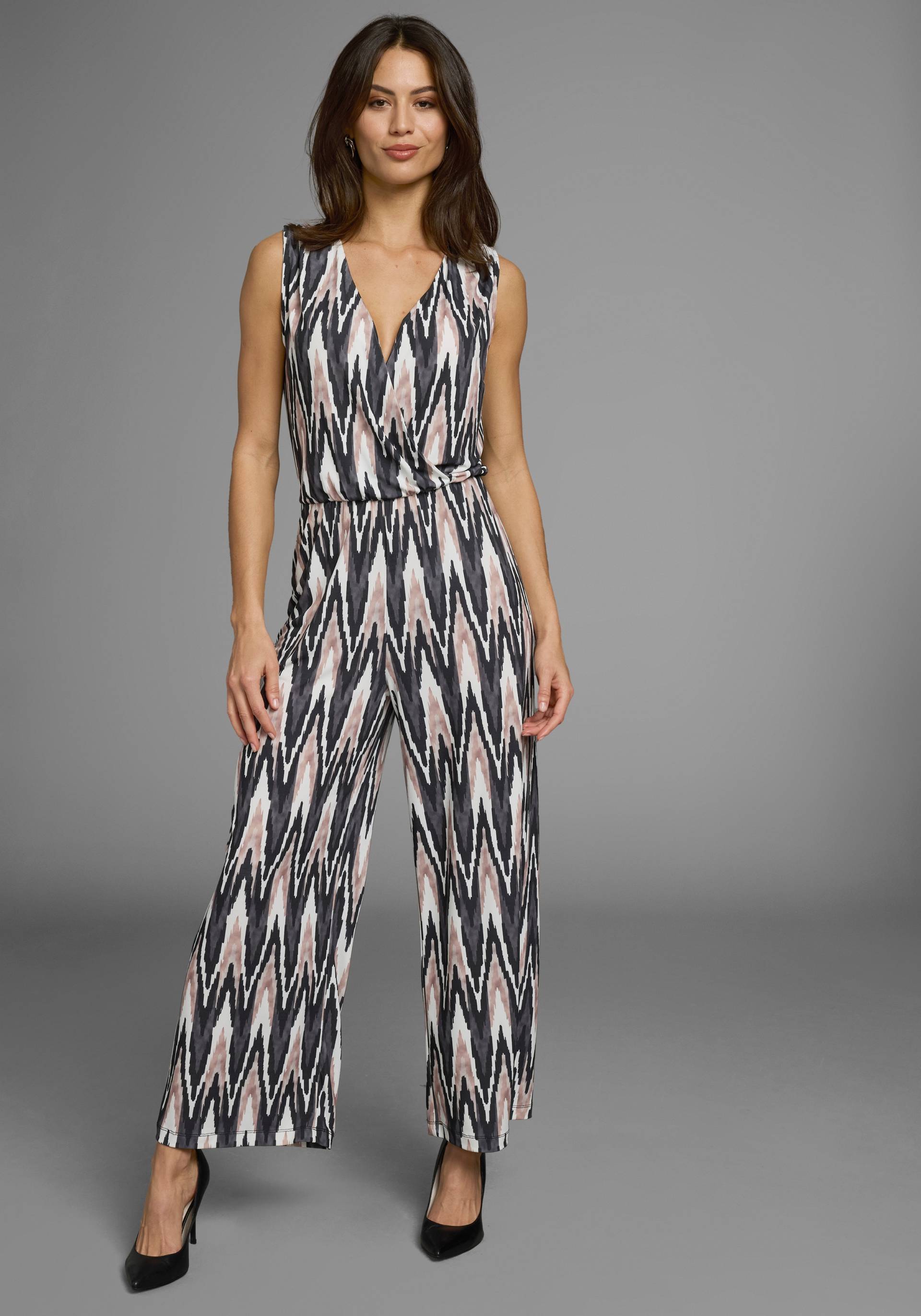 Laura Scott Jumpsuit, Oberteil in Wickeloptik mit elastischen Bund - NEUE KOLLEKTION von Laura Scott